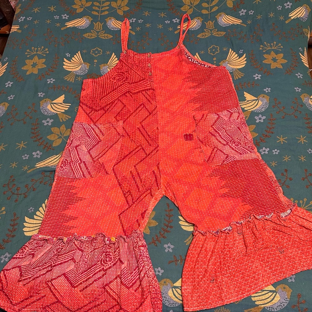 Kantha Bae Joplin Overalls Jumpsuit Free Size